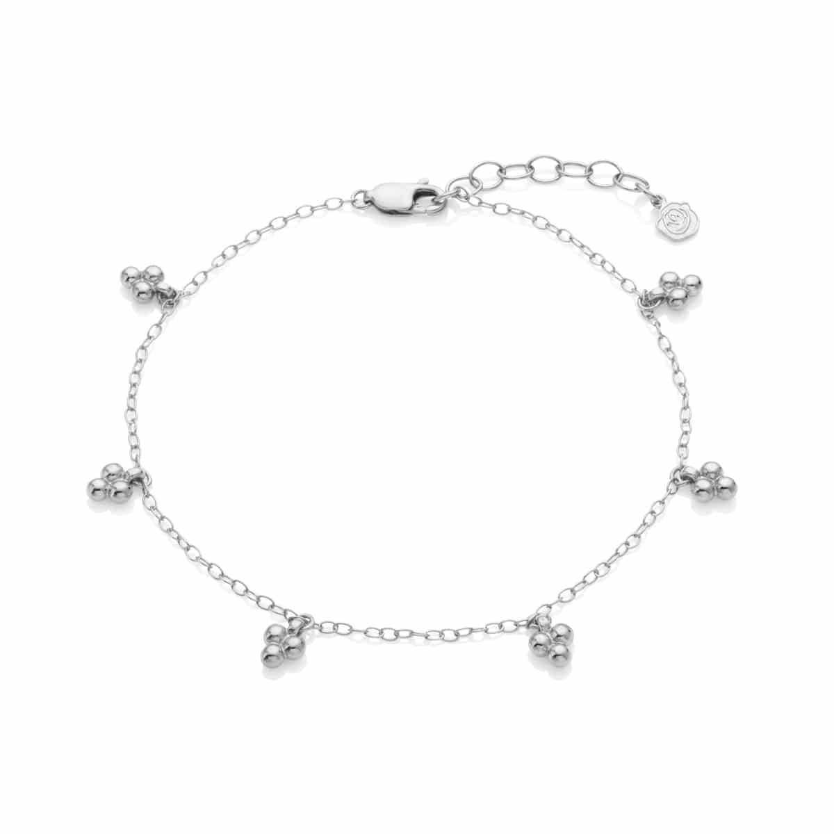 Gold Plated Signature Mini Charm Anklet | Under the Rose